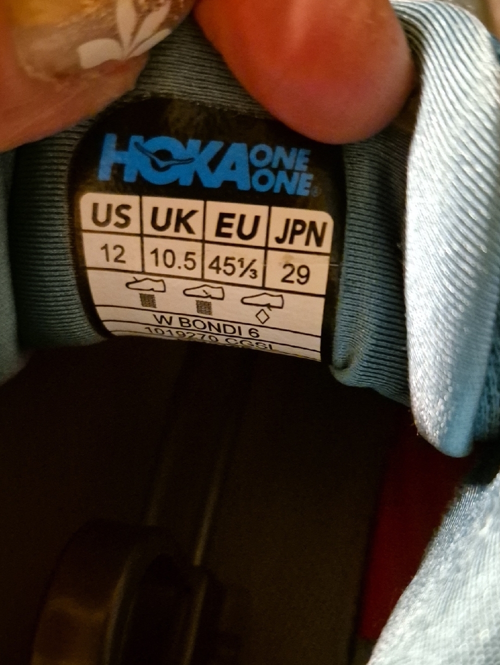 Hoka One Ones Womens Sz 12. Teal Running Shoes with Coral Laces. VGC.(#2016D) - Picture 10 of 14